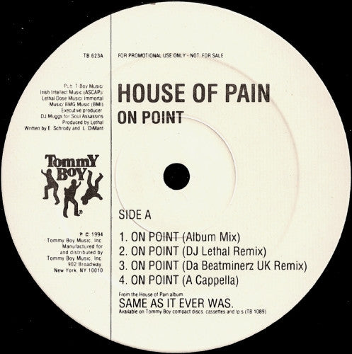 House Of Pain : On Point (12", Promo, Com)