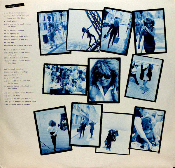 Tina Turner : Foreign Affair (LP, Album, Club, Gat)