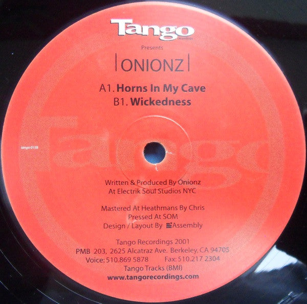 Onionz : Horns In My Cave (12")