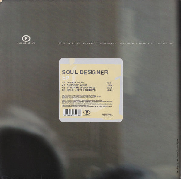 Soul Designer : EP 1 (12", EP)