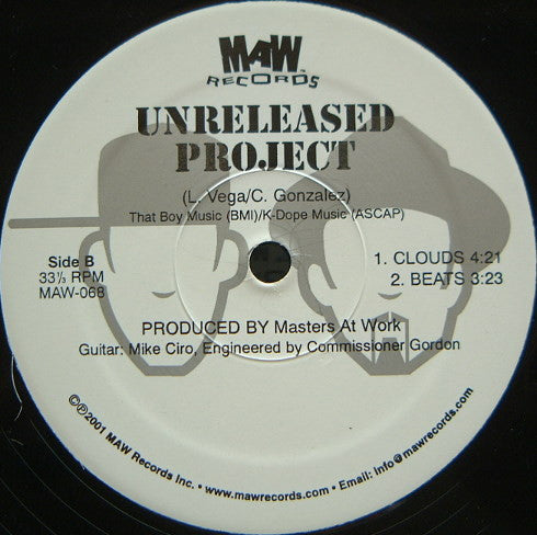 Unreleased Project - MAW's Theme / Clouds vinyl record, 12" (Very Good Plus (VG+)) | Lulo Records