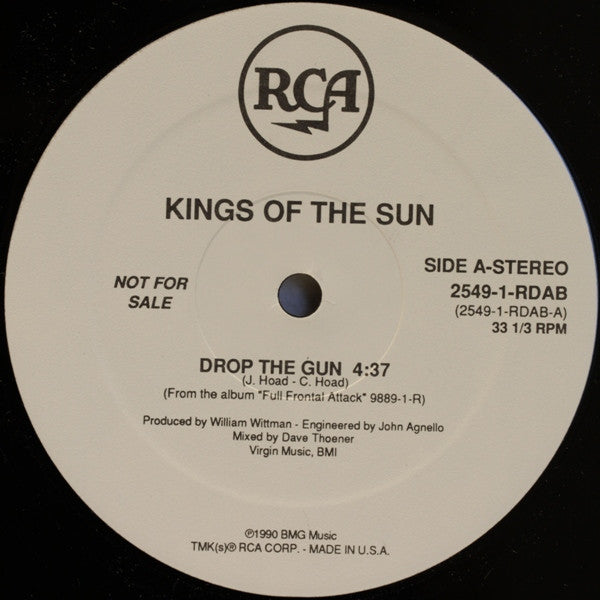 Kings Of The Sun : Drop The Gun (12", Maxi, Promo)