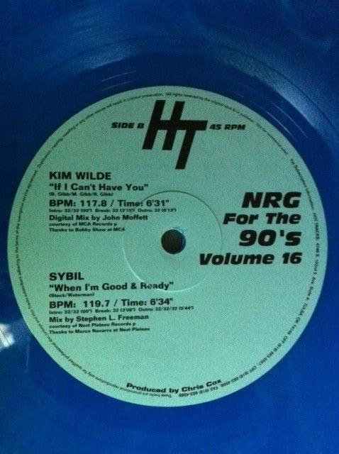 Various : NRG For The 90's Volume 16 (12", Mar)