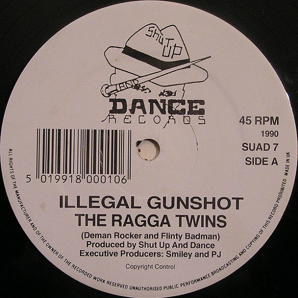 The Ragga Twins : Illegal Gunshot / Spliffhead (12")