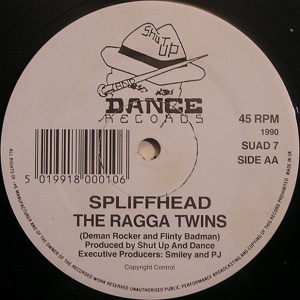 The Ragga Twins : Illegal Gunshot / Spliffhead (12")
