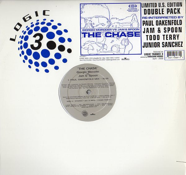 Giorgio Moroder vs. Jam & Spoon : The Chase (2x12", Ltd)