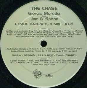 Giorgio Moroder vs. Jam & Spoon : The Chase (2x12", Ltd)