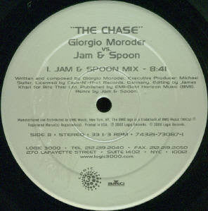 Giorgio Moroder vs. Jam & Spoon : The Chase (2x12", Ltd)