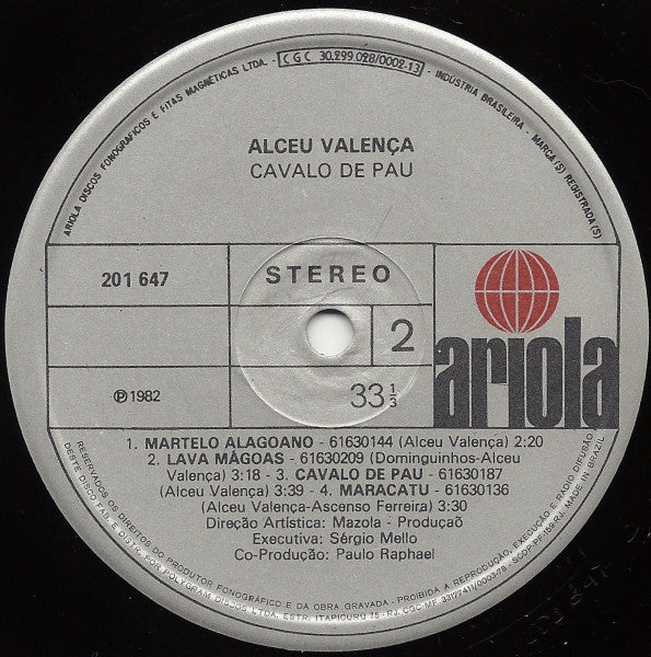 Alceu Valença : Cavalo De Pau (LP, Album)