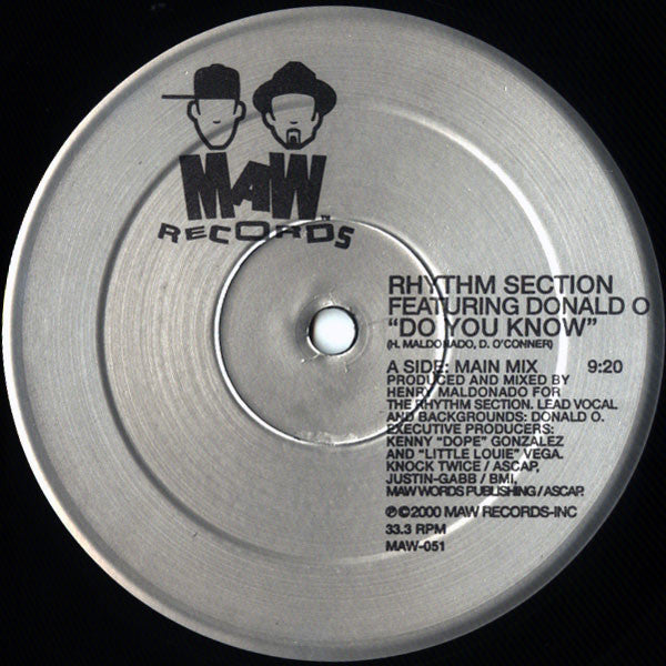 Rhythm Section Featuring Donald O : Do You Know (12")