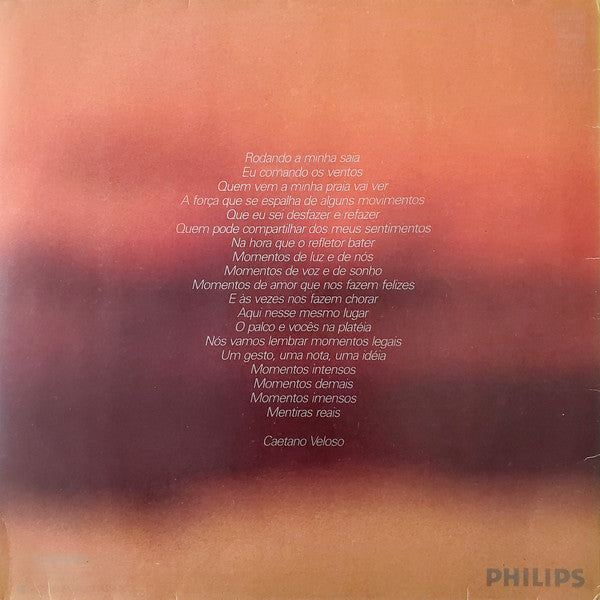 Maria Bethânia : Nossos Momentos (LP, Album, Gat)