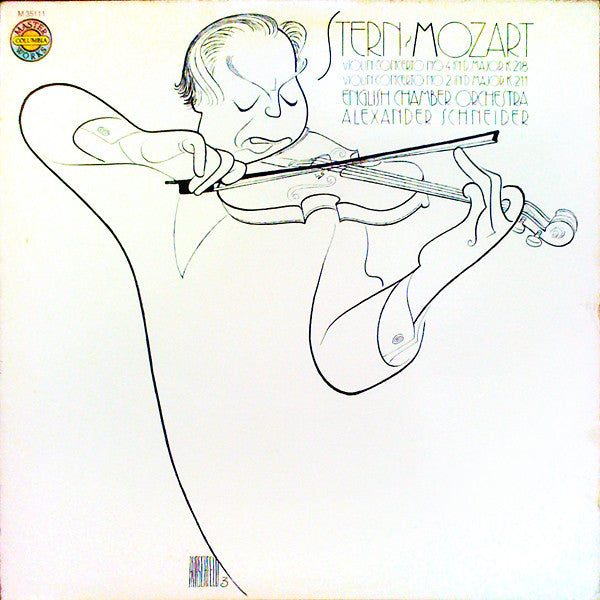 Isaac Stern, Wolfgang Amadeus Mozart, English Chamber Orchestra, Alexander Schneider : Violin Concerto No 4 In D Major, K. 218 / Violin Concerto No 2 In D Major, K. 211 (LP)
