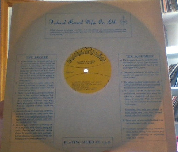 Keith Stewart : Jamaica Calling (LP, Album)