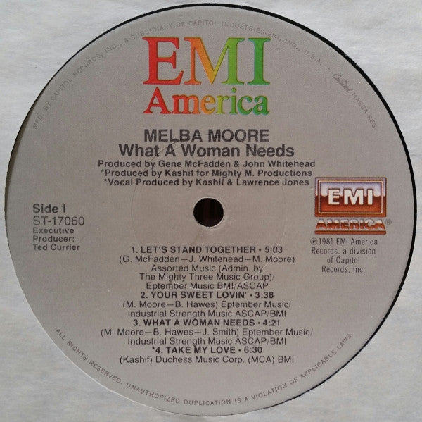 Melba Moore : What A Woman Needs (LP, Album)