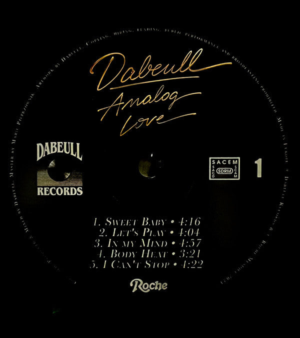 Dabeull : Analog Love (LP, Album)