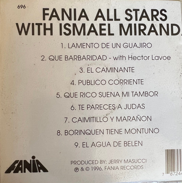 Fania All Stars, Ismael Miranda : Fania All Stars With Ismael Miranda (CD, Comp)