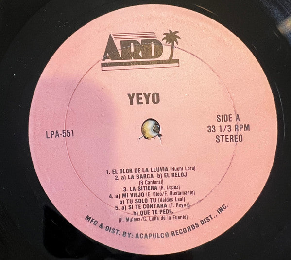 Aurelio "Yeyo" Estrada : Como Me Gusta A Mi  (LP)