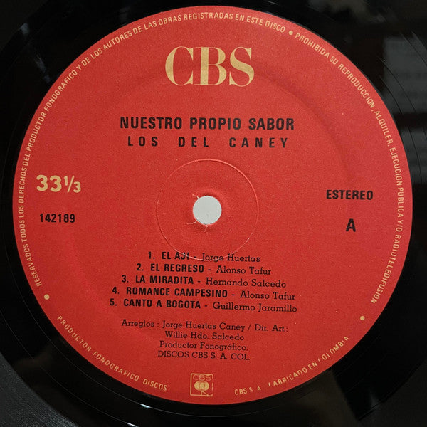 Los Del Caney : Nuestro Propio Sabor (LP, Album)