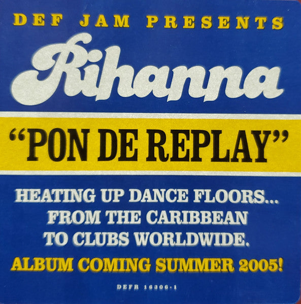 Rihanna : Pon De Replay (12", Promo)
