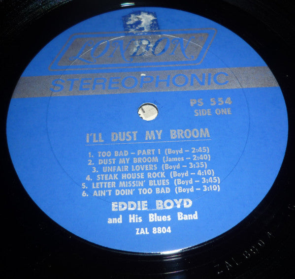 Eddie Boyd And His Blues Band Featuring Peter Green (2) : I'll Dust My Broom (LP)