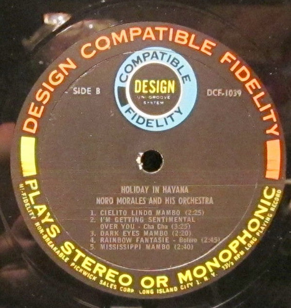 Noro Morales & His Orchestra : Holiday In Havana (LP, Album)