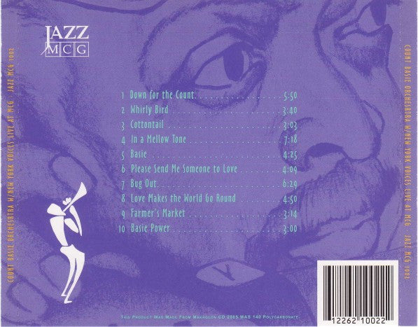 Count Basie Orchestra With The New York Voices : Live At Manchester Craftsmen's Guild (CD)