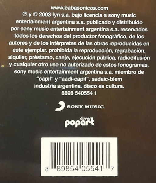 Babasonicos : Infame (LP, Album, RE)
