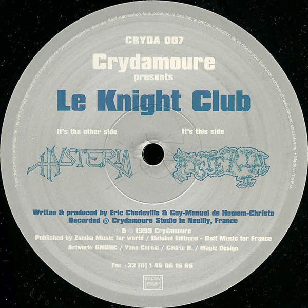 Le Knight Club : Hysteria (12")