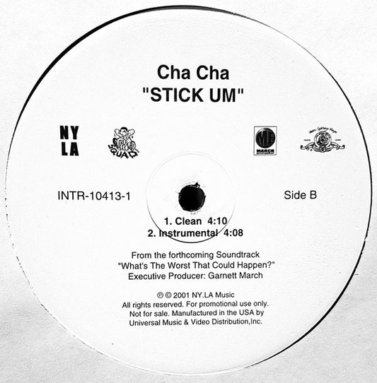 Erick Sermon / Cha Cha - Music / Stick Um vinyl record, 12" (Mint (M)) | Lulo Records