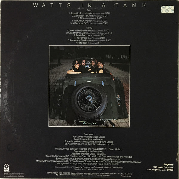 Diesel (5) : Watts In A Tank (LP, Album, SP )