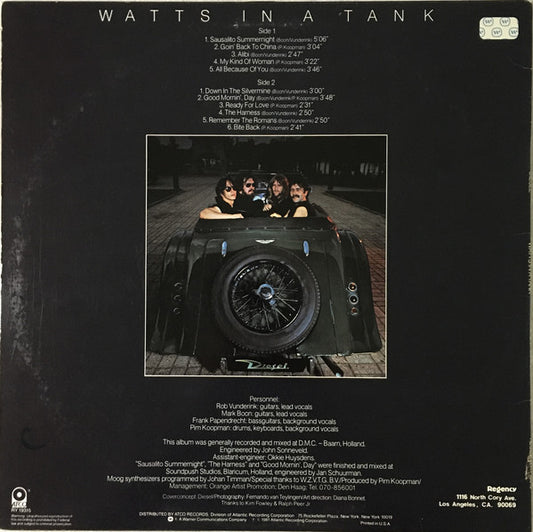 Diesel - Watts In A Tank vinyl record, LP (Near Mint (NM or M-)) | Lulo Records