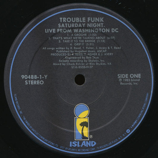 Trouble Funk : Saturday Night Live From Washington D.C. (LP, Album, SRC)
