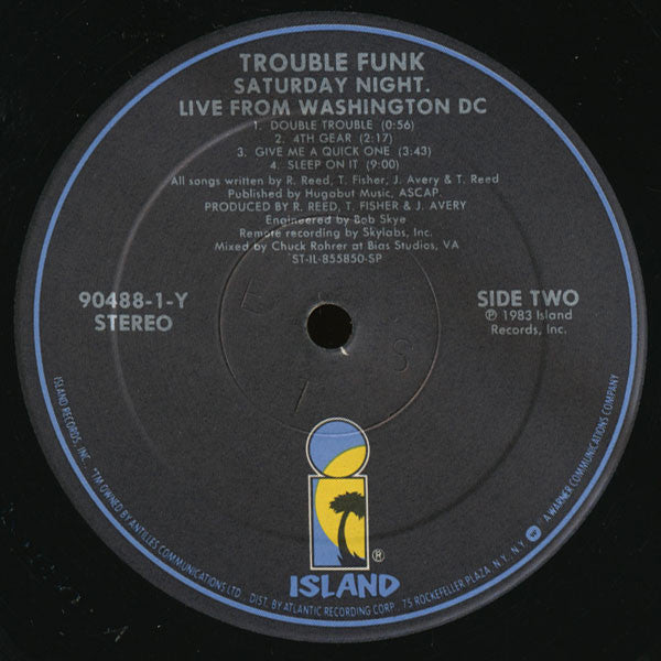 Trouble Funk : Saturday Night Live From Washington D.C. (LP, Album, SRC)