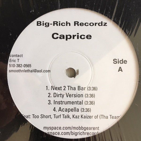 Caprice (24) : Next 2 Tha Bar (12")