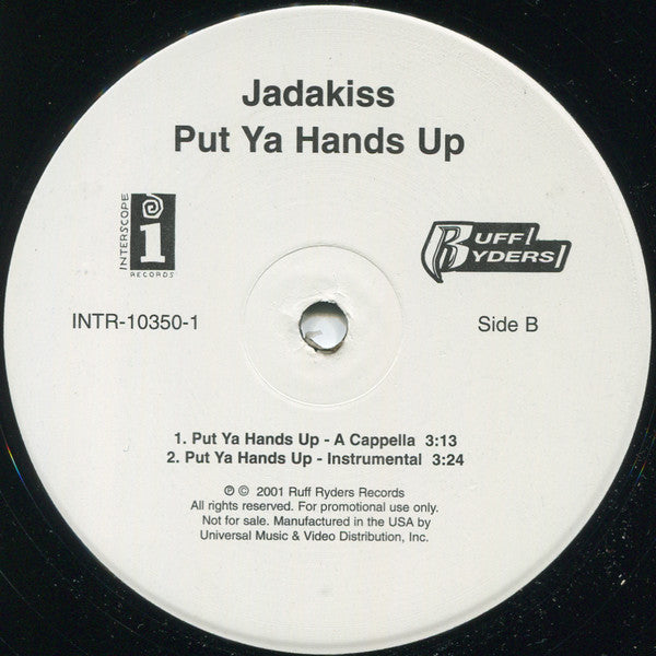 Jadakiss : Put Ya Hands Up (12", Promo)