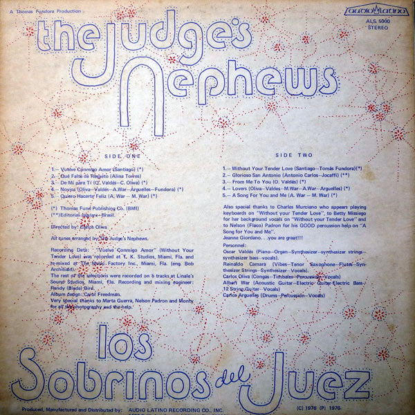 The Judge's Nephews : Los Sobrinos Del Juez (LP, Album)