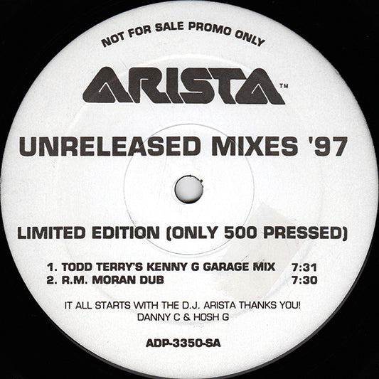 Various : Unreleased Mixes '97 (2x12", Ltd, Promo)