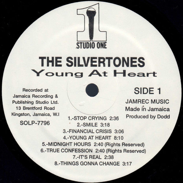 The Silvertones : Young At Heart (LP, Comp)