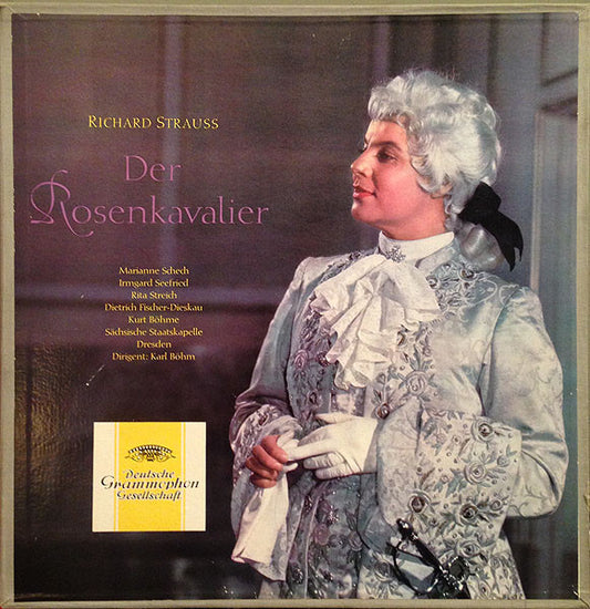 Richard Strauss - Marianne Schech, Irmgard Seefried, Rita Streich, Dietrich Fischer-Dieskau, Kurt Böhme, Staatskapelle Dresden, Karl Böhm : Der Rosenkavalier (4xLP + Box)