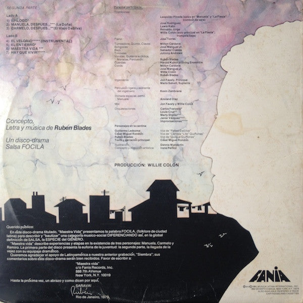 Ruben Blades : Maestra Vida (Segunda Parte) (LP, Album, Gat)
