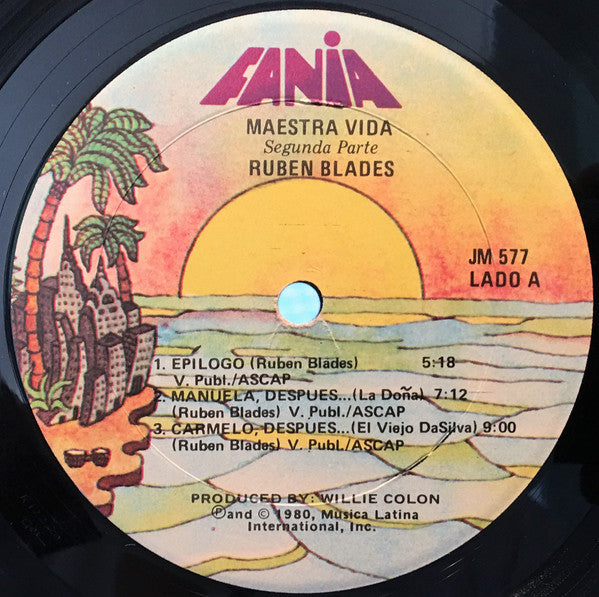 Ruben Blades : Maestra Vida (Segunda Parte) (LP, Album, Gat)