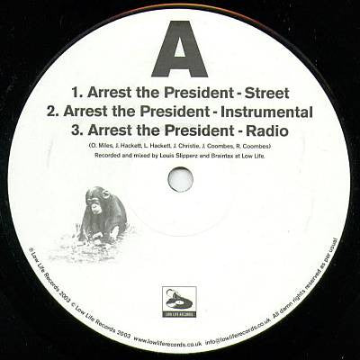 Rawdog : Arrest The President (12")