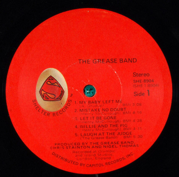 The Grease Band : The Grease Band (LP, Album, Win)