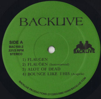 Backlive : Flaugen / A Lot Of Dead / Bounce Like This (12")