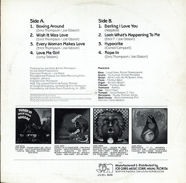 Cornell Campbell : Boxing Around (LP, Album)