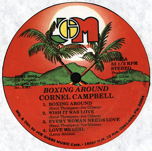 Cornell Campbell : Boxing Around (LP, Album)