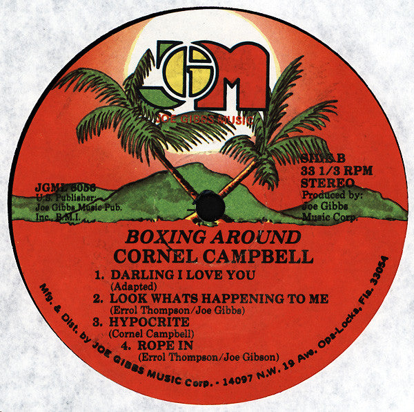 Cornell Campbell : Boxing Around (LP, Album)