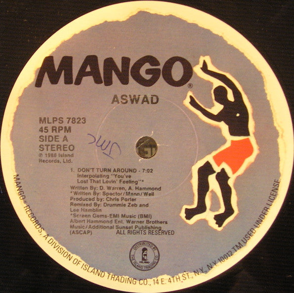 Aswad : Don't Turn Around (12")