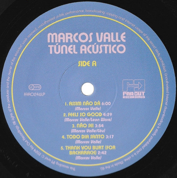 Marcos Valle : Túnel Acústico (LP, Album)