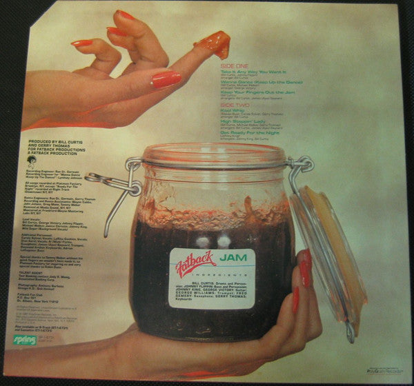 The Fatback Band : Tasty Jam (LP, Album, Promo)